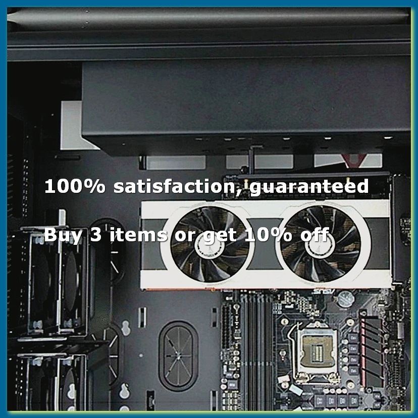 GPU Stand Image Card Vertical Holder with PCI Express Extension Cable Fixed GPU PCI-E Built-in Vertical Bracket-DTD2