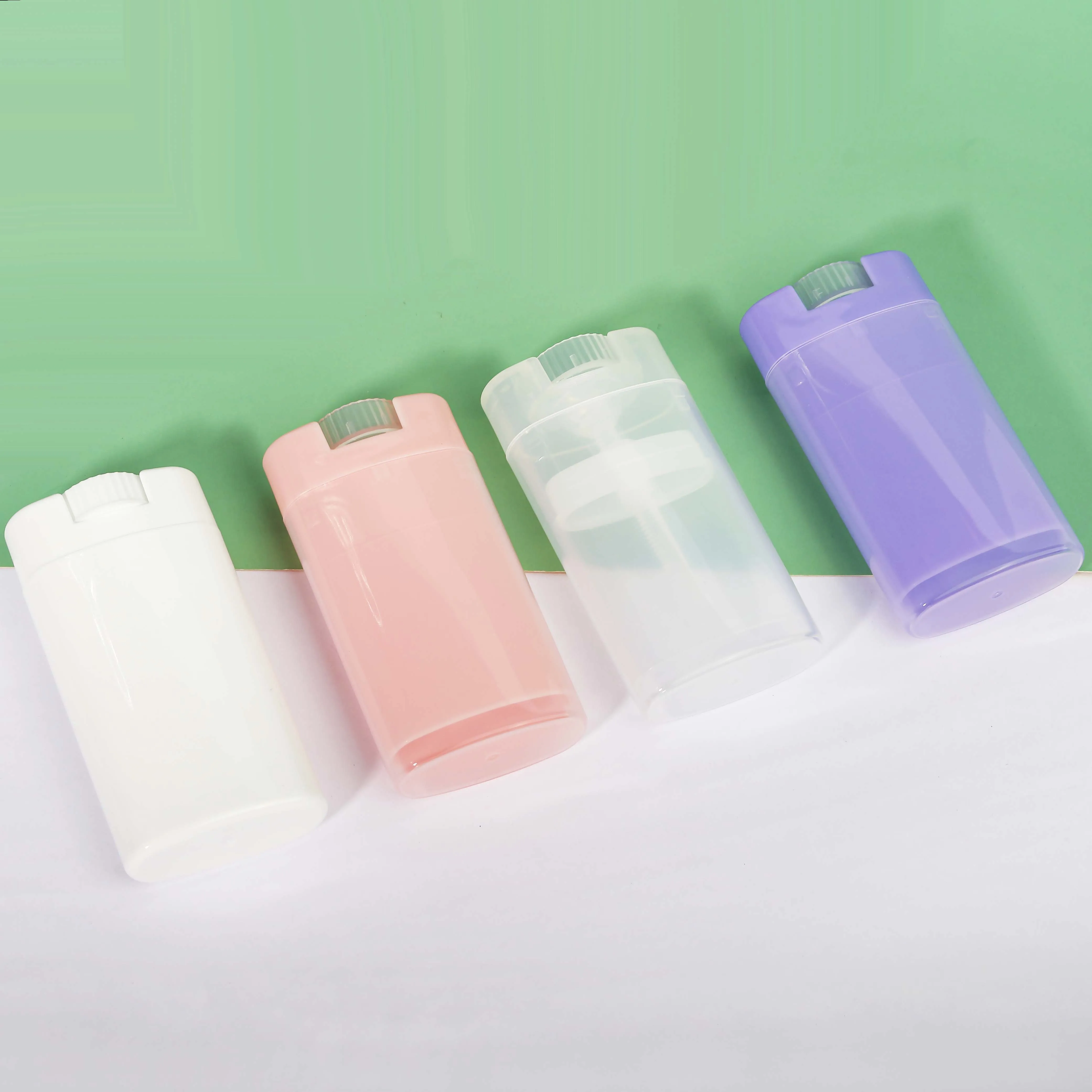 15 مللي حاويات عصا مزيل العرق الفارغة علبة عطر صلبة أنبوب بلسم الشفاه أنابيب تويست متابعة حاويات غسول صلبة لشعار البار #3