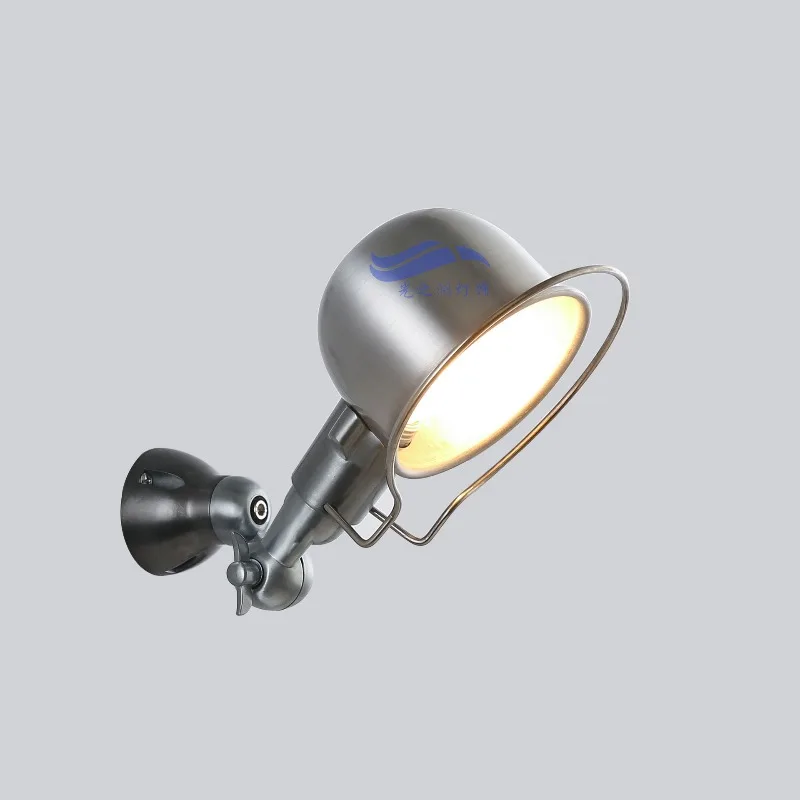 Mechanical Hand Cranked Telescopic Adjustment Wall Lamp American Industrial Style LED Wall Sconces Bedroom Bedhead Study Fixture