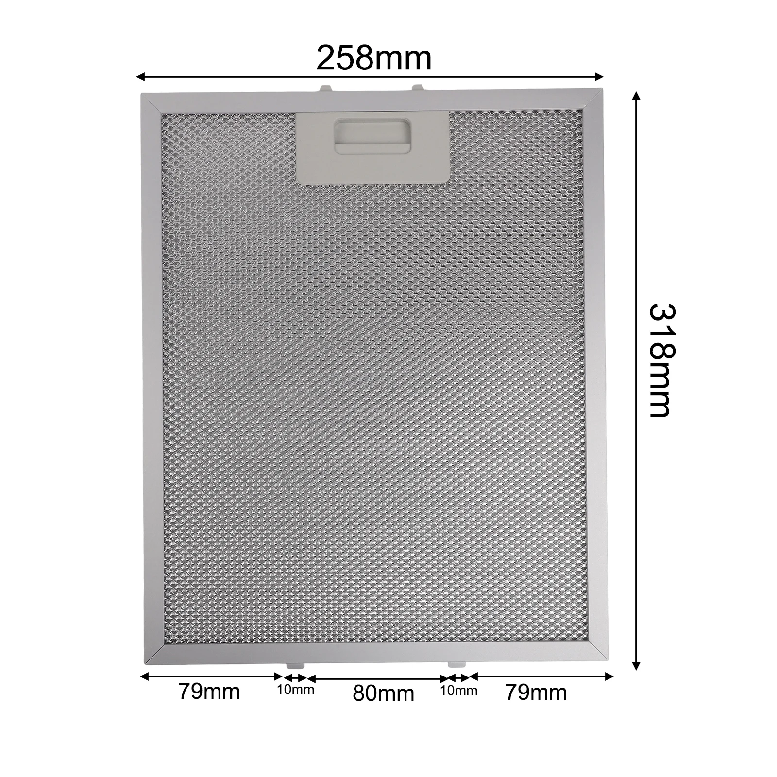 2PCS Cooker Hood Filter 318 X 258mm 5 Layers Aluminized Grease Metal Mesh Range Hoods Vent Filters Extractor Fan Kitchen Tools