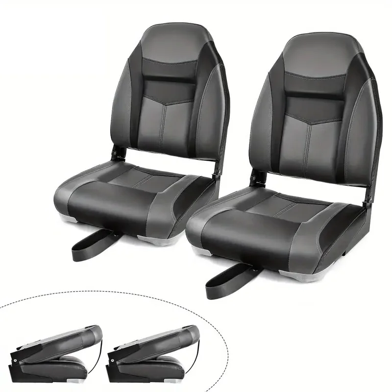 

Best Seller Waterproof Fishing Boat Seats Custom Logo Folding Marine Boat Seats With High Backpromote sales
