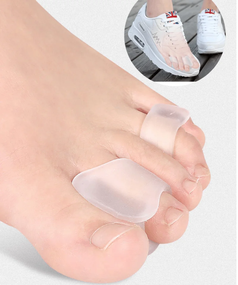 1/2/5Pairs Hallux Valgus Appliance Daily Wear Silicone Foot Hallux Valgus Braces Elastic Toe Straightener Corrector for Foot