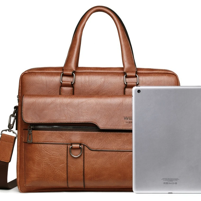 Men's Bags Handbag Shoulder Bag Retro Men's Bag Briefcase Business Computer Bag Men's Messenger Briefcase