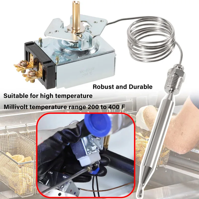 Imagem -03 - Termostato rx Millivolt Compatível com Marcas Pitco Imperial Dean Fritadeiras Blodgett e Rethermalizers 200400f 60125401