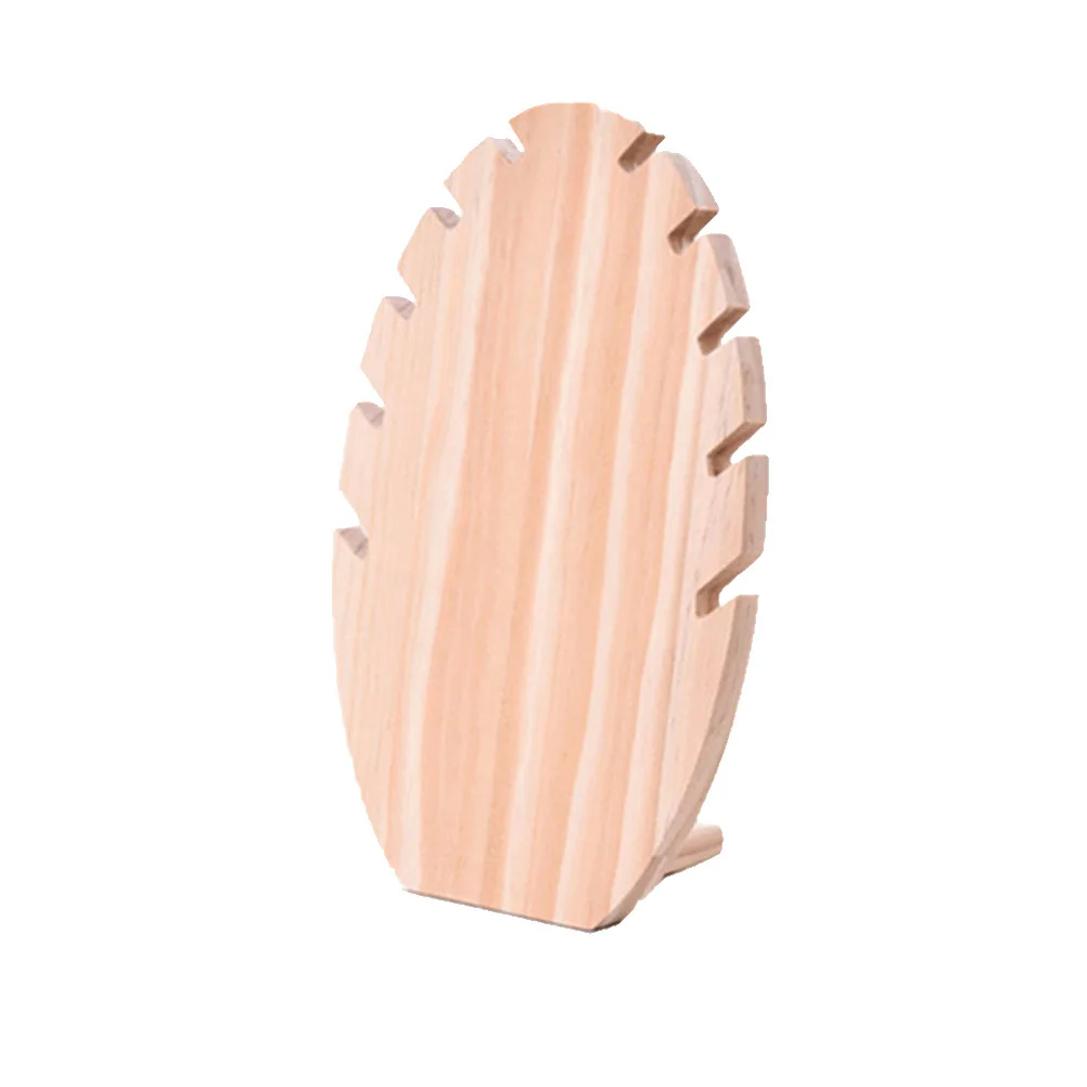 

Wooden Jewelry Display Stand 26X16X1.8Cm Resistant Earring Necklace Holder Home Decor Shop Storage Rack