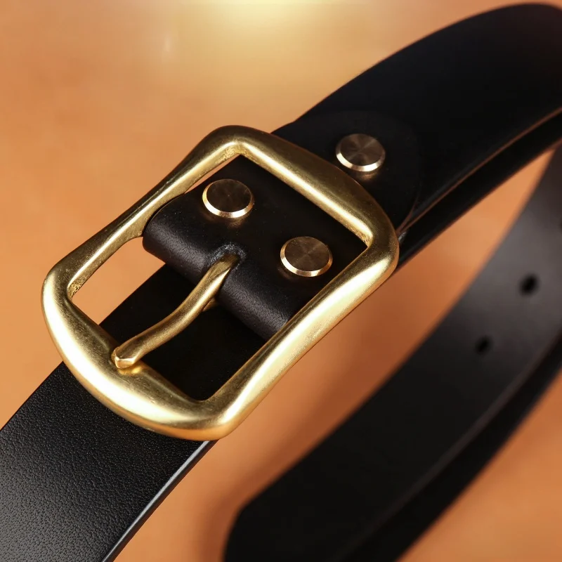 tuscan-top-layer-cowhide-leather-belt-men's-versatile-pure-copper-bule-leather-belt-casual-sle-universal-fit