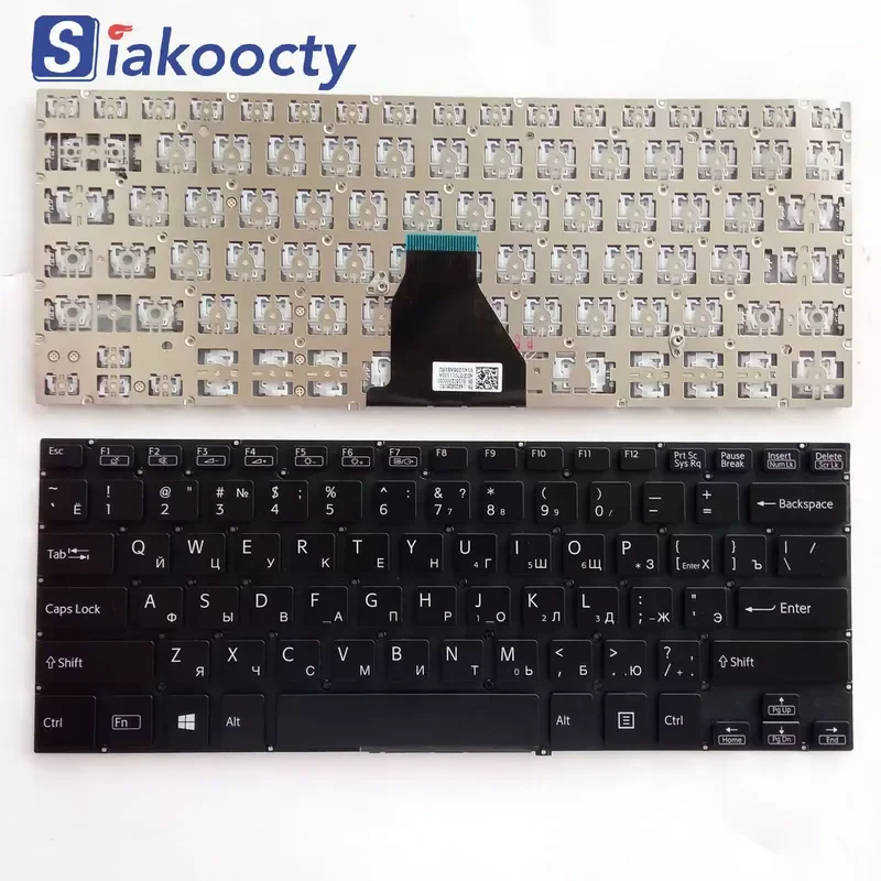 Teclado Recto RU para SONY SVF14 SVF14A