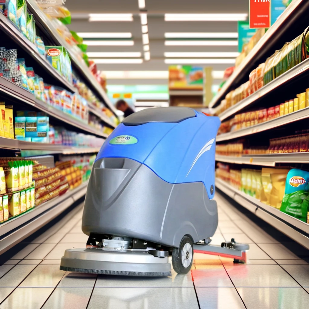 Fast Delivery Hot Sales Chinese Commercial Best Portable Walk Behind Fold up Floor Scrubber Machine