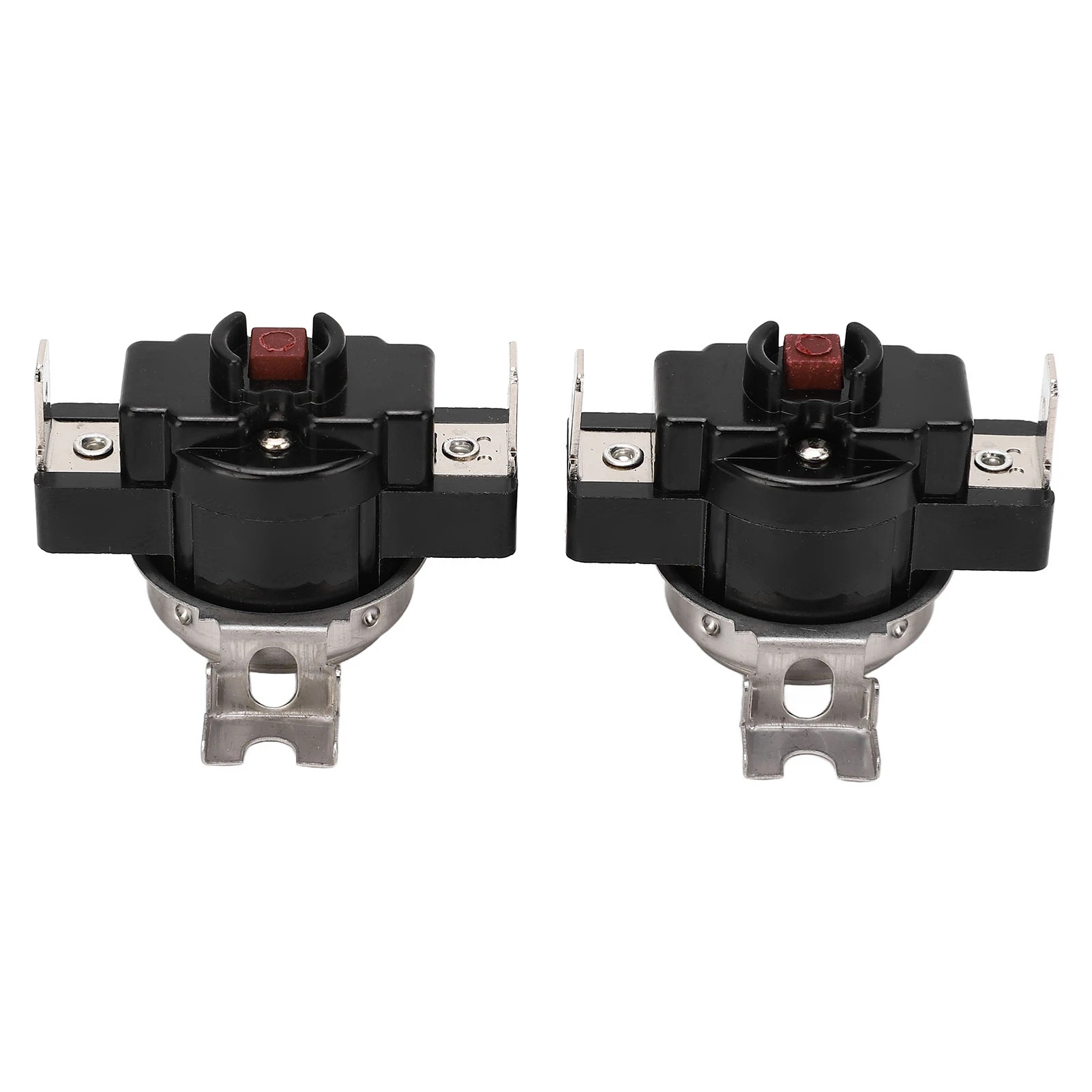 

2Pcs Thermal Control Switch Manual High Power U Shaped Cover 25A 250V for Thermostat