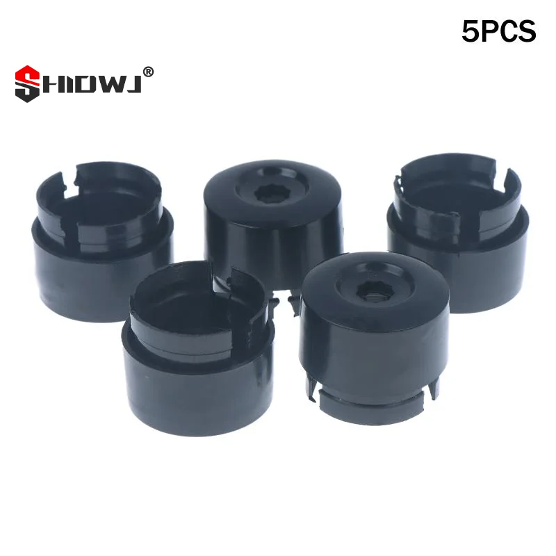 5Pcs/lot 7L6 601 173A 2ZZ Chrome Wheel Lug Bolt Nut Cap Cover ABS Plastic With Triple Chrome Finish For Touareg 2004-2014