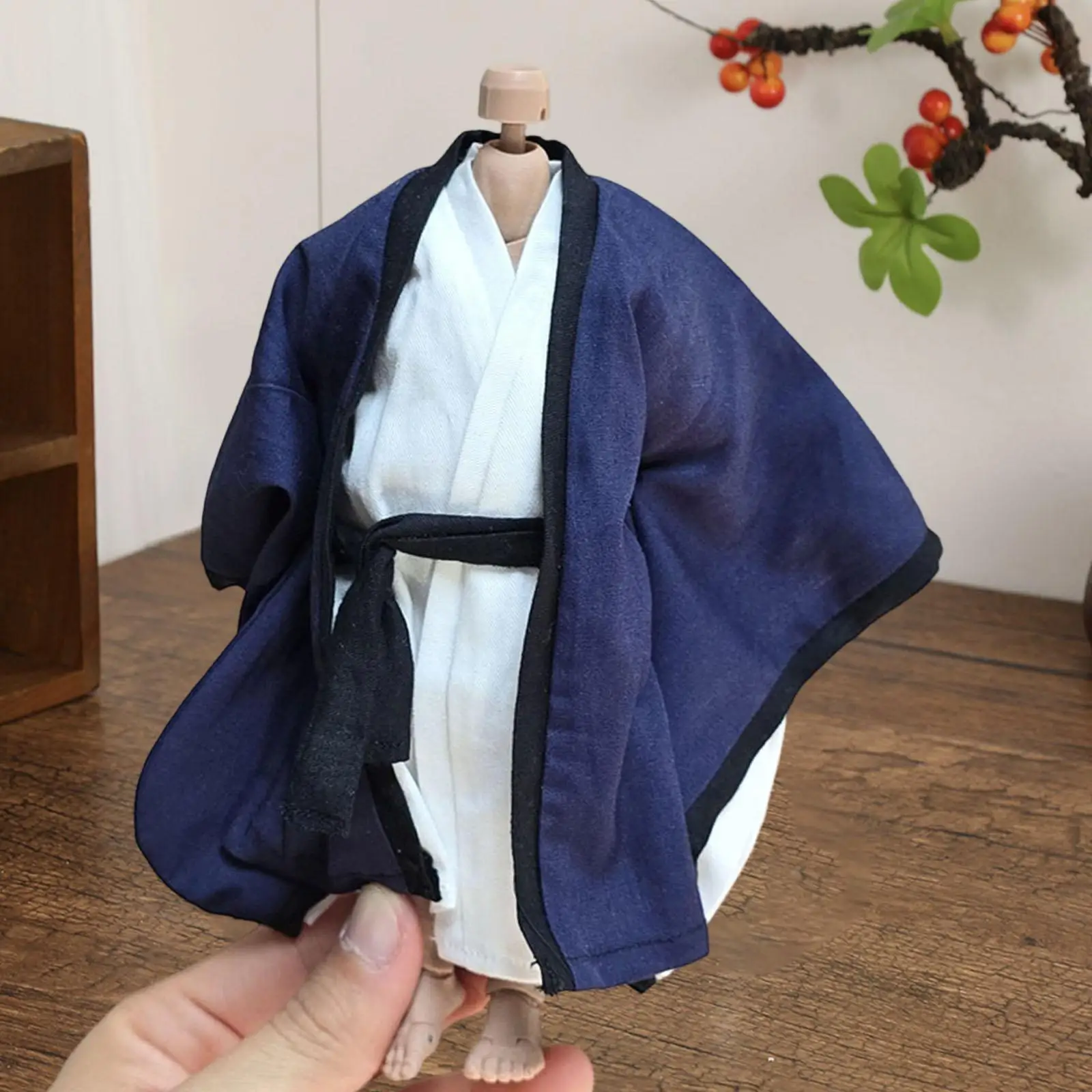 Roupas para Figuras de Ação em Escala 1/12, Roupa Taoista, Acessórios Fotográficos Chineses, Roupas Miniatura, Vestuário para Bonecos Masculinos de 6 Polegadas