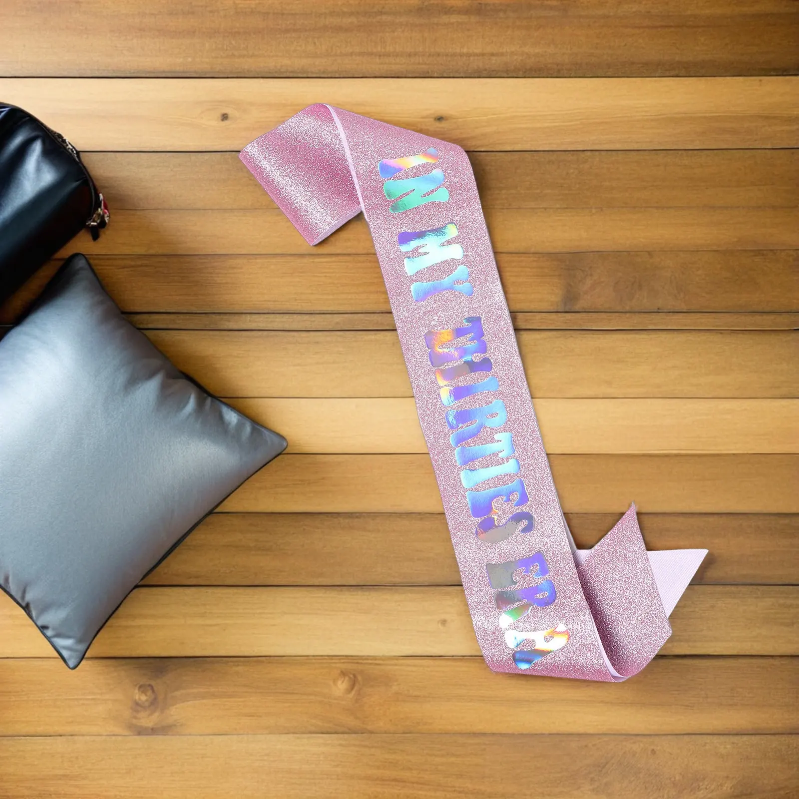 Iridescent glitter verjaardags - Birthday Sash Glitter recensie en prijs