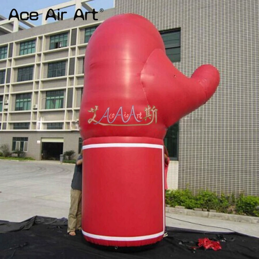 Popular 2.5m/3m/3.5m/4m H Inflatable Boxing gloves With Fan For Advertising/Decoration Made By Ace Air Art