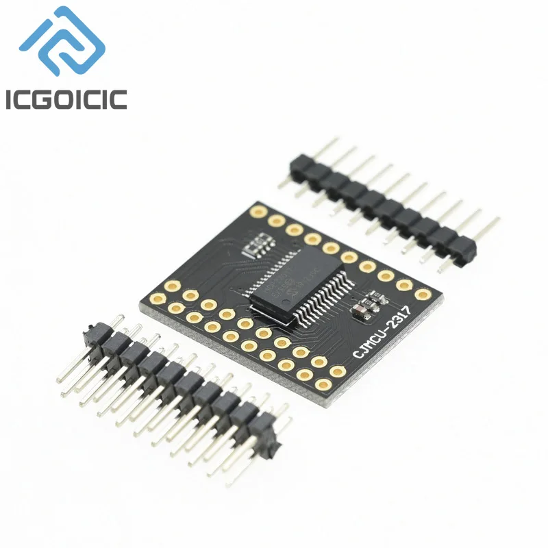 MCP23017/MCP23S17 Serial Interface Module IIC I2C SPI Bidirectional 16-Bit I/O Expander Pins 10Mhz Serial Interface Module