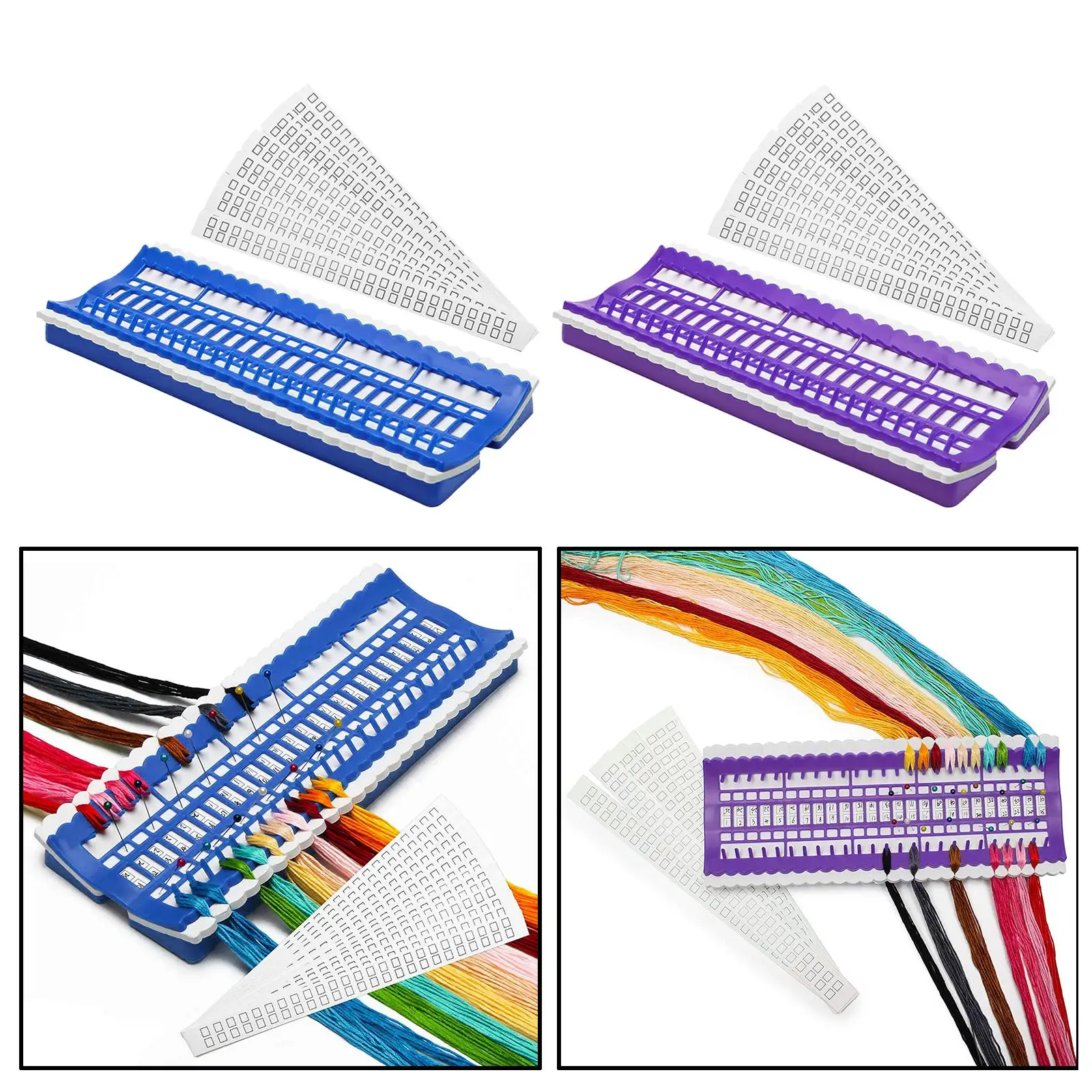 

Sturdy Embroidery Floss Organizer Reusable Sewing Threads Reusable Board DIY