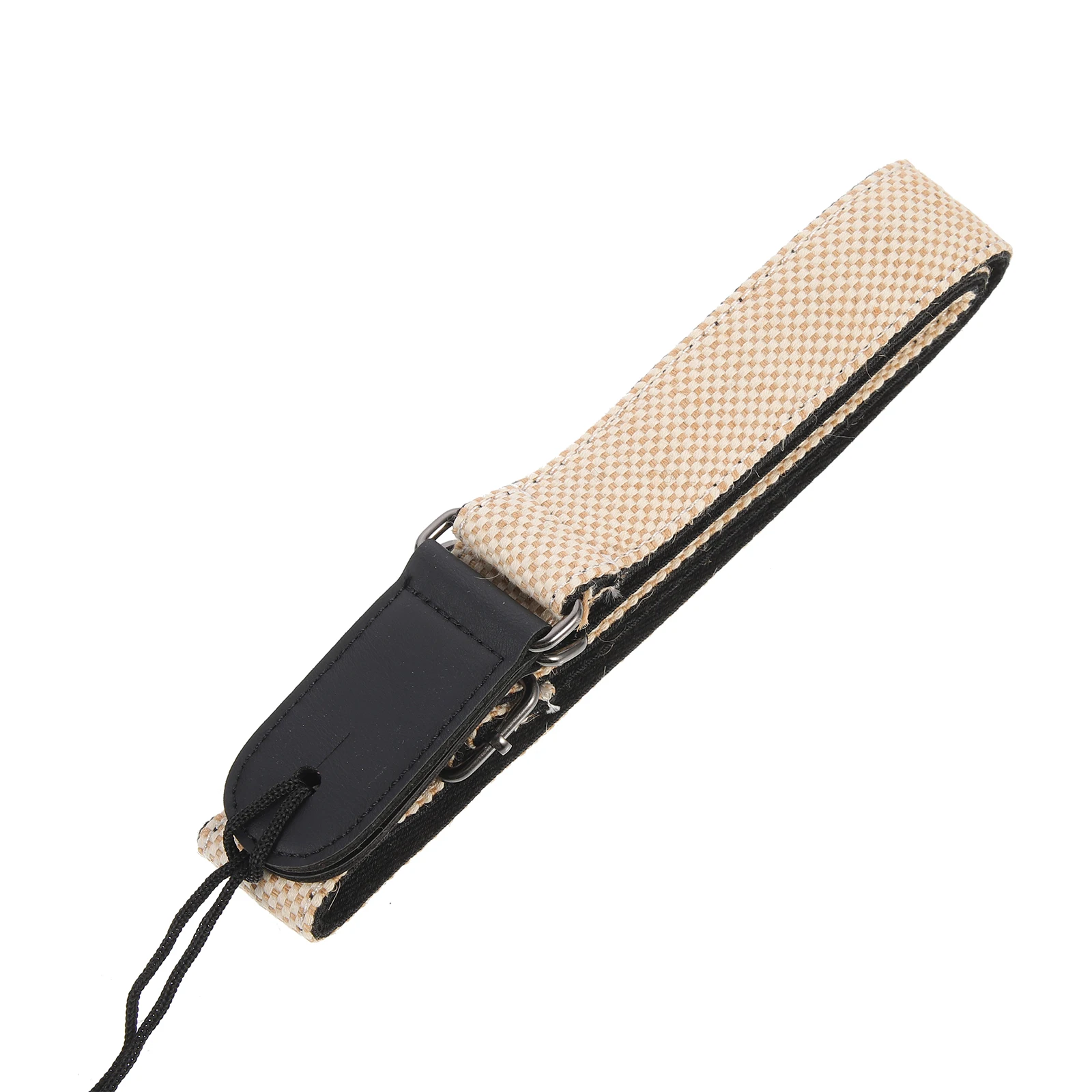 

Adjustable Length Cotton Leather Guitar Strap For Folk Electric Guitar Accessory