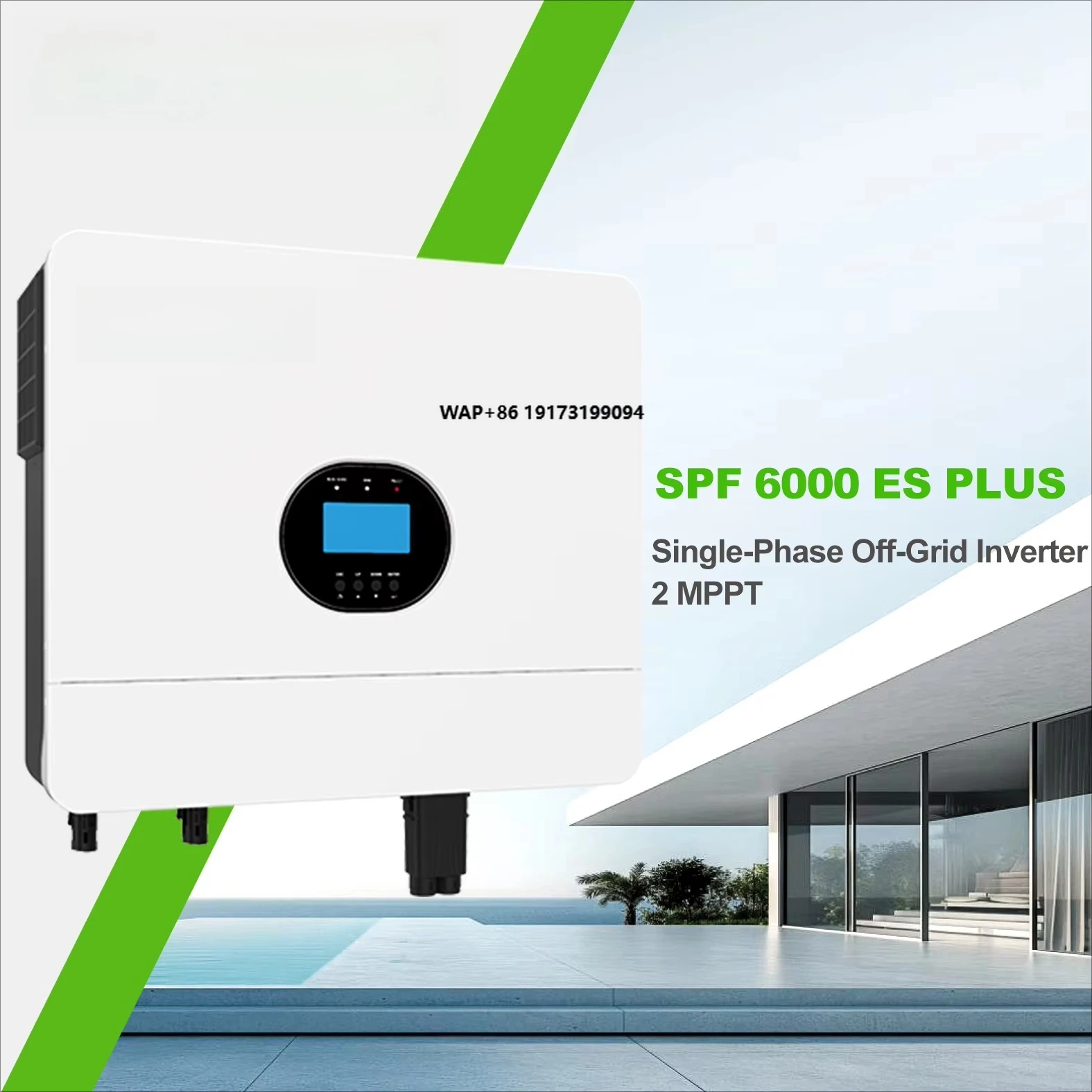 

SPF 6000ES Plus High Quality 6KW Off-Grid DC to AC Solar Inverter Single Phase Pure Sine Wave Competitive Price