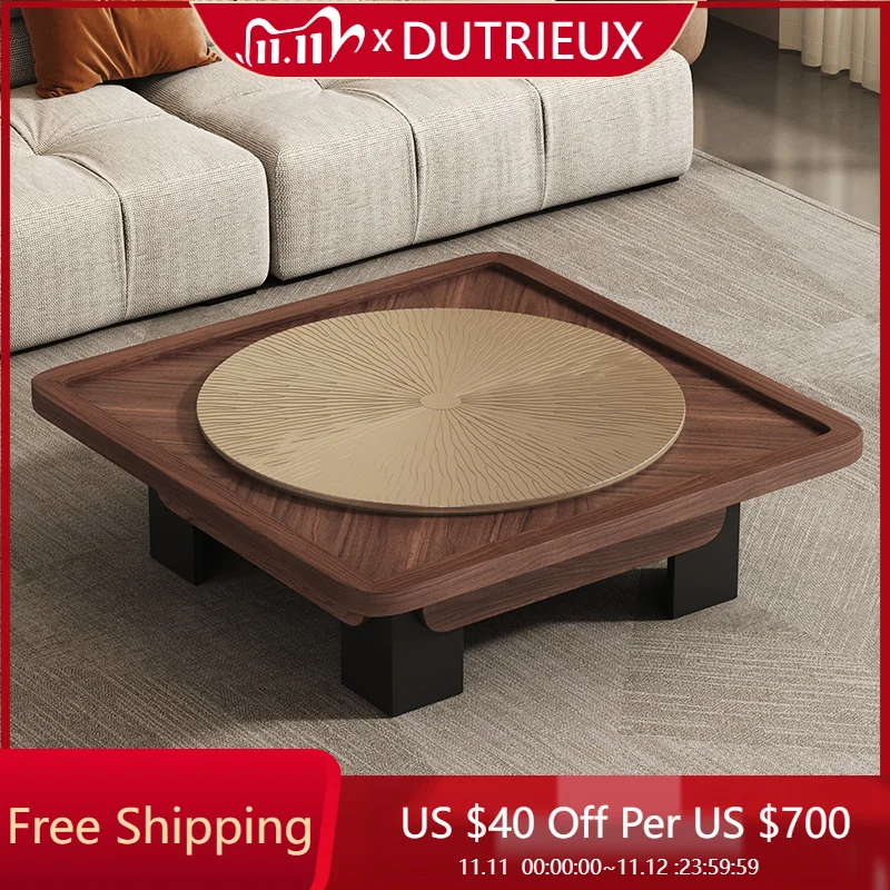 

Antique Minimalist Coffee Table Decoration Modern Living Room Wood Coffee Table Bedroom Italian Mesa Auxiliar Home Furniture