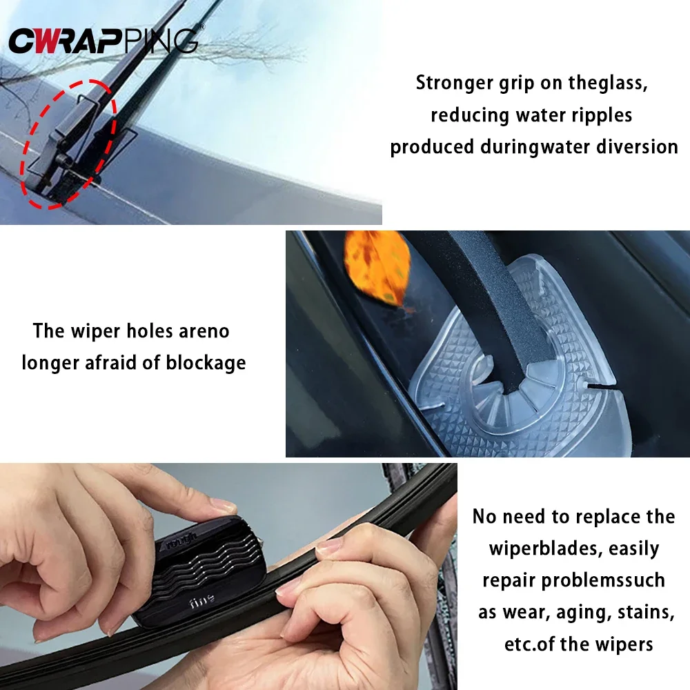 Car Repair Tools 5 Piece Set Auto Wiper Protector Alloy Rubber Protective Pad Universal Auto Parts Car Wiper Booster Repairer