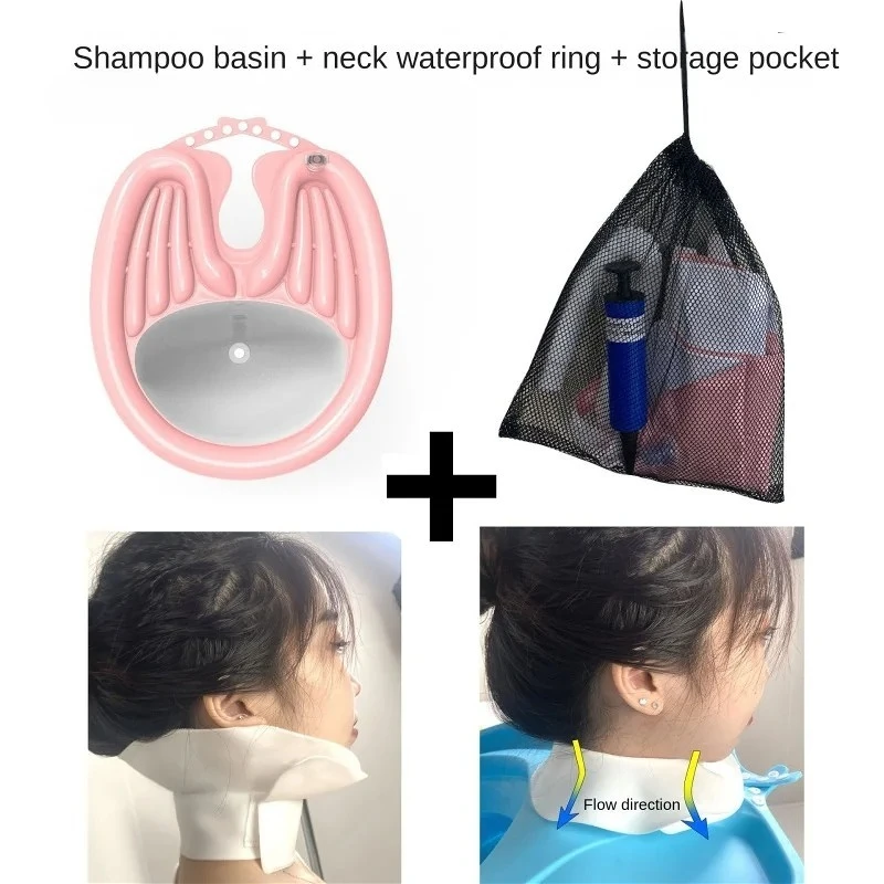 Portable Inflatable Shampoo Basin Suitable for Adults  Pregnant Women Postpartum Women  Elderly People and Bedridden Patients - Image 5