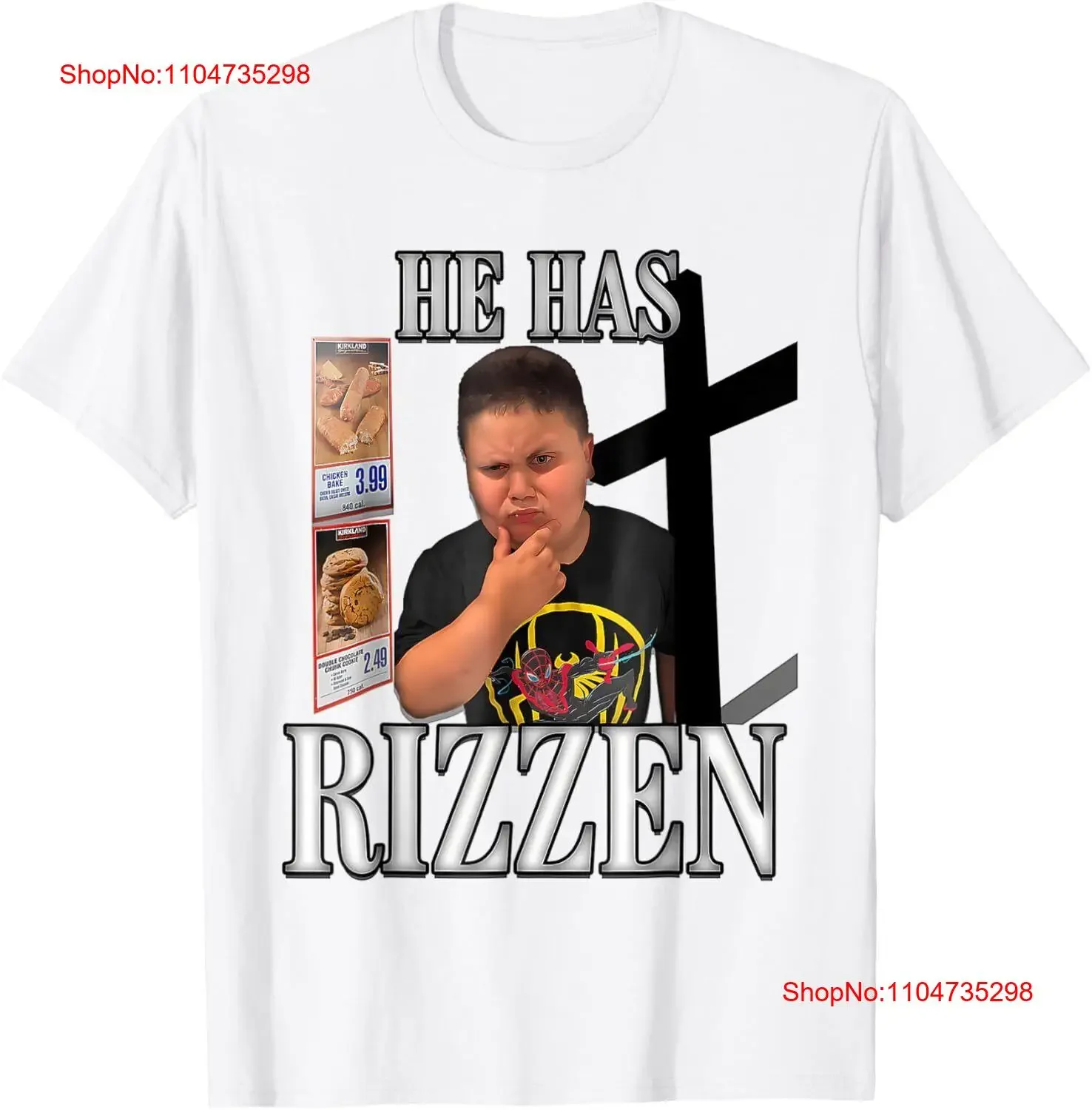 The Rizzlers Costcos Guys He Has Boom T Shirt  vintage Washed streetwear homme Unisex Versatile graphic fashion Slightly