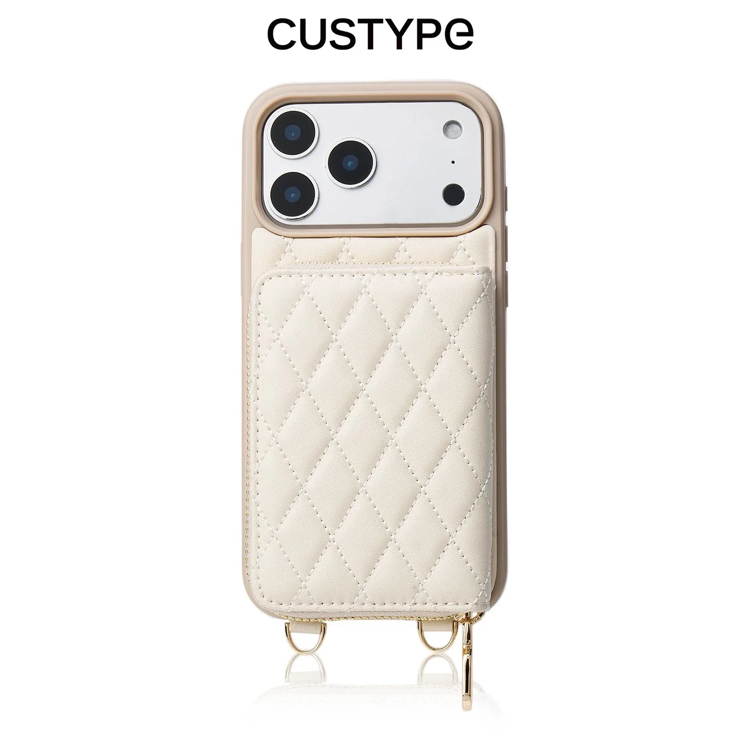 Suitable for iPhone card bag, mobile phone case, oblique cross, anti-fall airbag, protective cover, can be hung around the neck