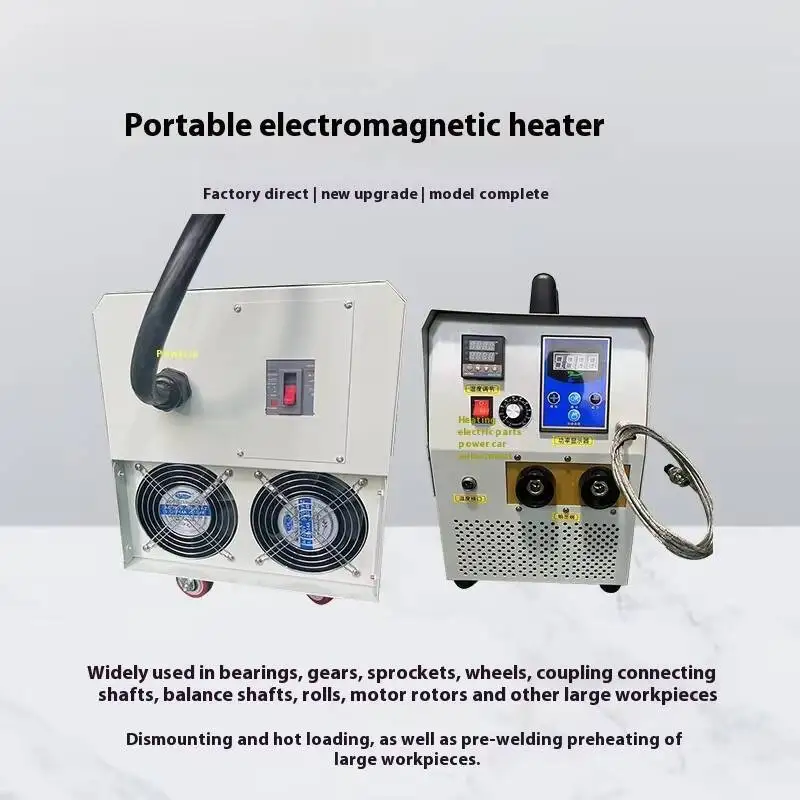 Electric Magnetic Heater Portable Handheld Motor Repair Thermal Disassembly Coupling Induction Heating Removal Installation