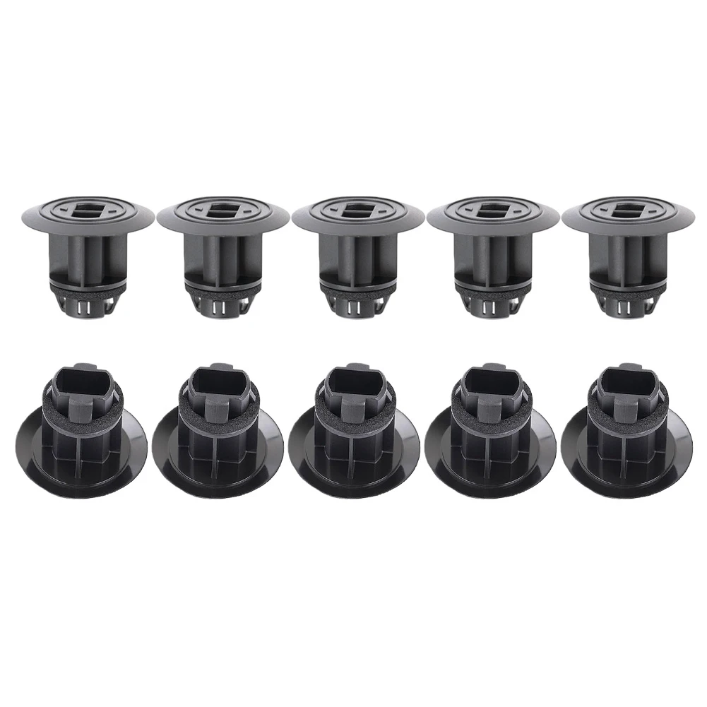 10Pcs Car Rocker Moulding Retainer With Sealer For Toyota #90467-22015,9046722015 Car Body Cover Buckle Interior Accessories