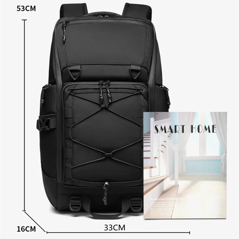 New Travel Bag Outdoor Waterproof 15.6 inch Laptop Backpack Multi Function 30L Large Capacity Camouflage Hiking Backpack For Men