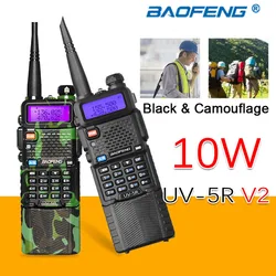 Baofeng-walkie-talkie de largo alcance, UV-5R profesional de 5W/10W, opcional, Uv 5r, bidireccional, Radio CB Ham