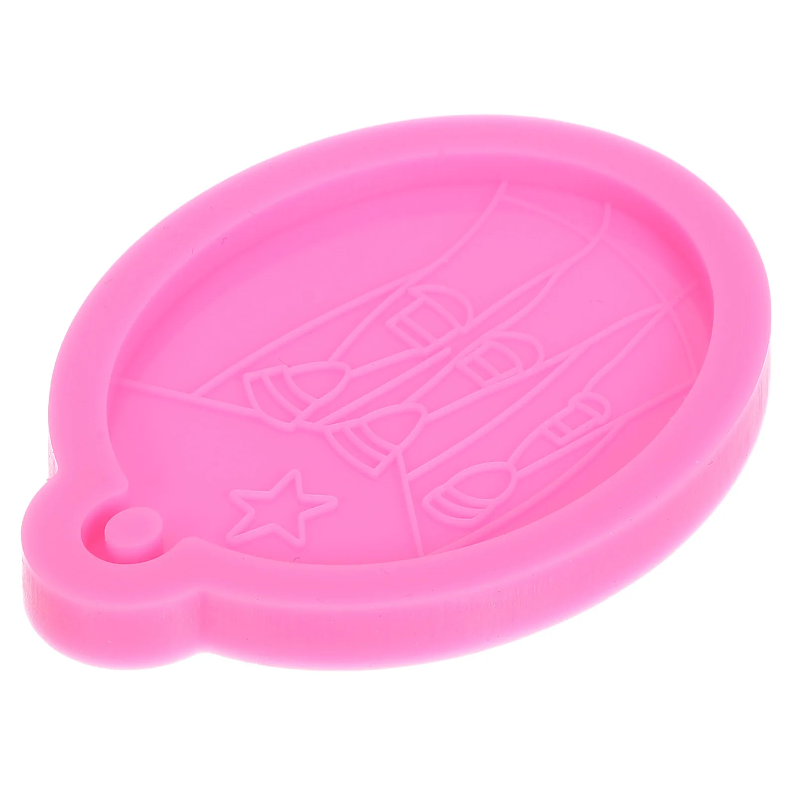 الايبوكسي الراتنج قالب من السيليكون بورتوريكو ثلاثة الرجال مرنة الحرفية المفاتيح صنع المجوهرات DIY لوازم المفاتيح الراتنج قوالب #6