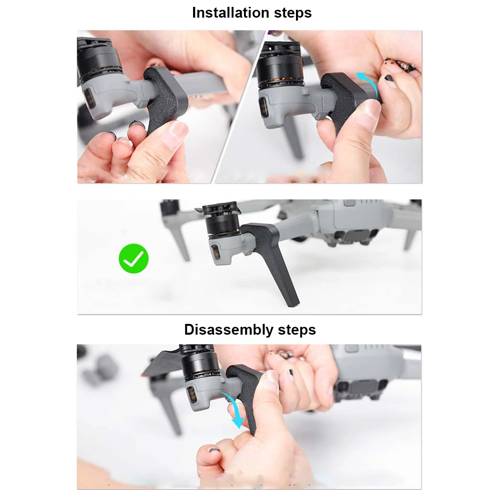 

Landing Gear for DJI Air 3S 45mm Height Increasing Tripod Legs Gimbal Protection Fixed Bracket Support Leg Drone Accessories