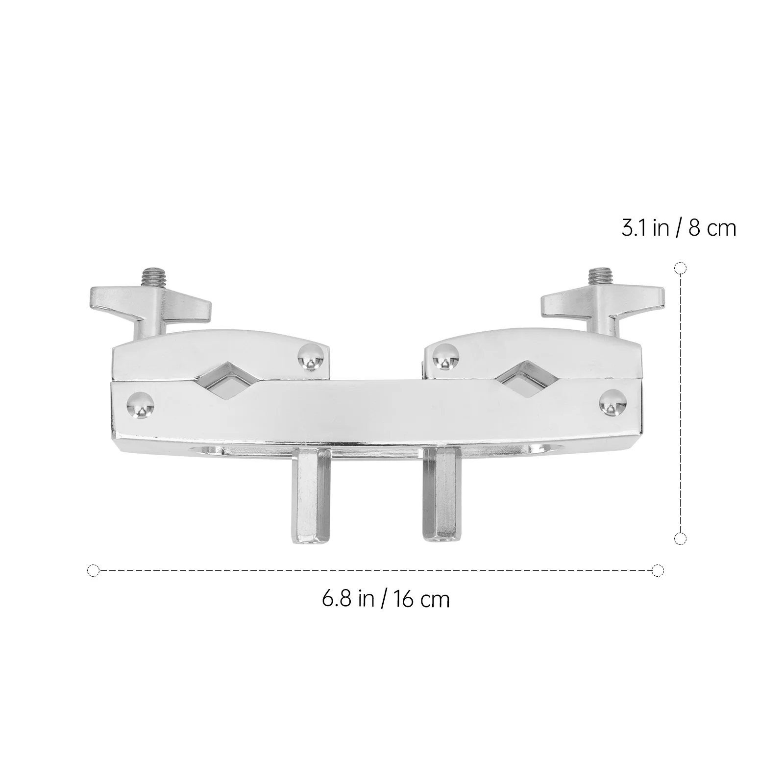 

Connector Clip Cowbell Clamp Mount Drum Holder for Hoop Mounted Kit Accessories