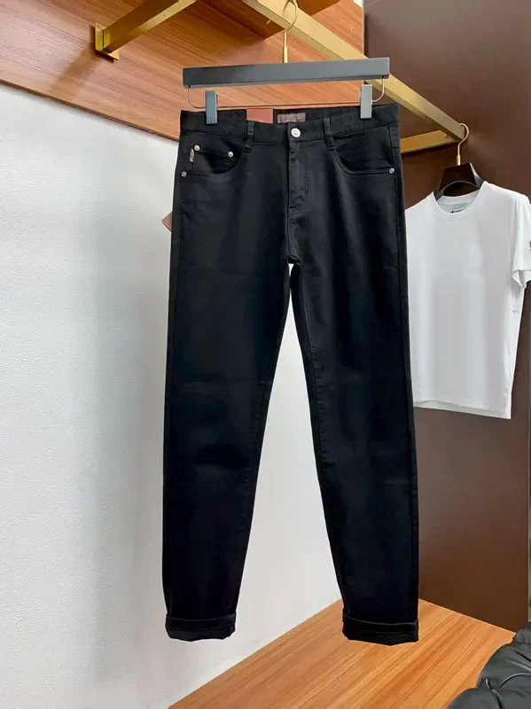 Italienische LP 25SS Windhose aus reiner Baumwolle, gerade, lässige Jeans