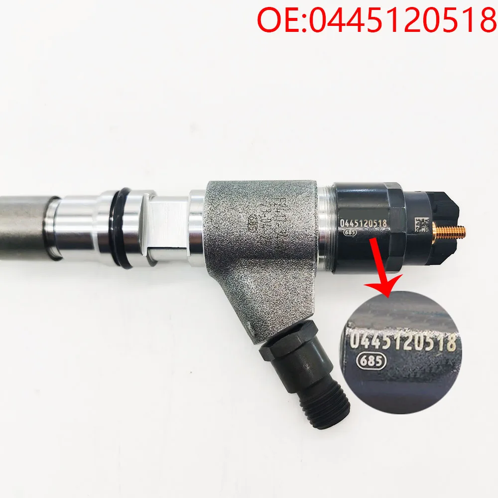 

Original High Quality New For 0445120518 Common Rail Fuel Injector for CAT C4.4 Engine 318D2 D3K2 Powerscreen Chieftain 2100X