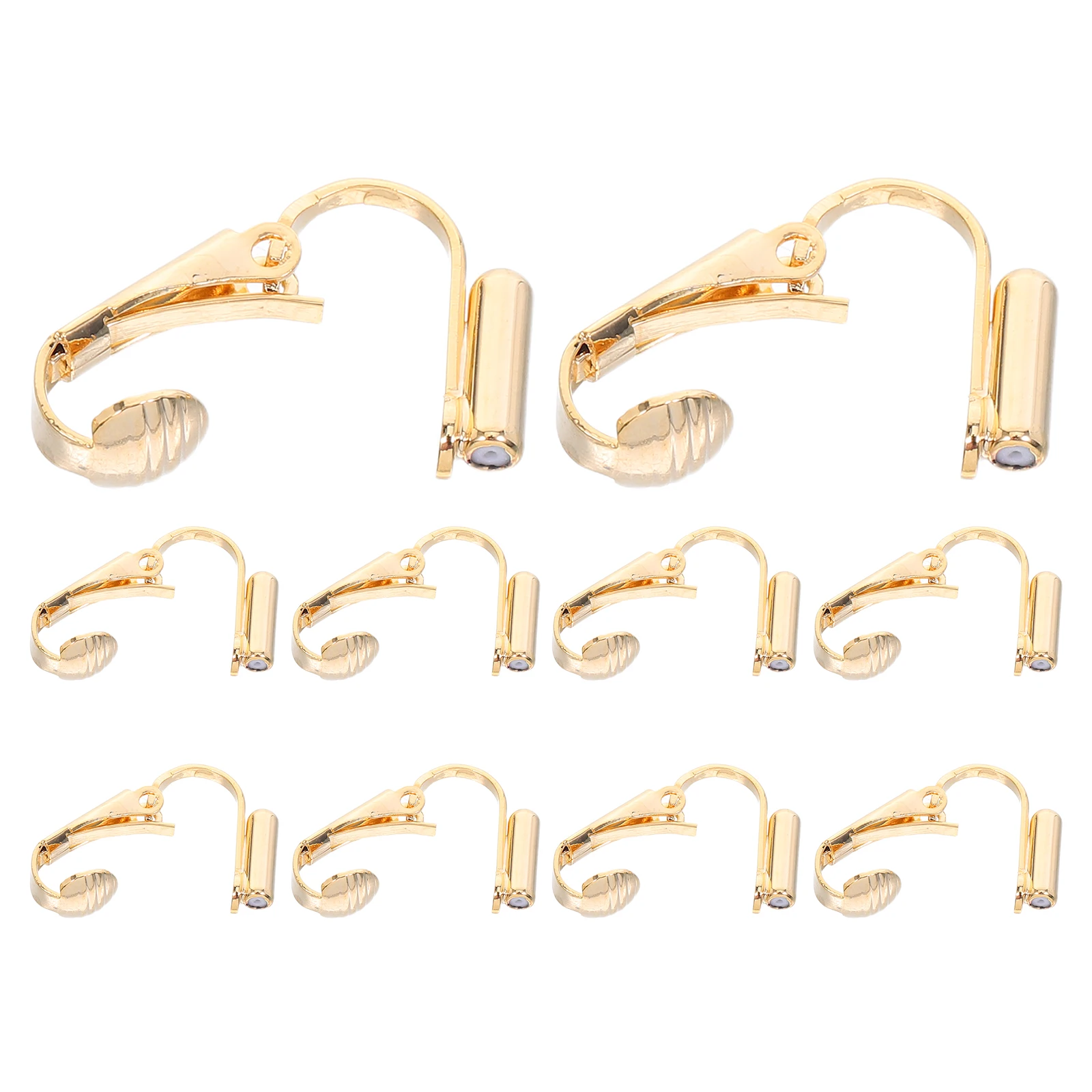 

Ear Clip Adapter Jewelry Clip-on Earring Converters Mosaic Copper Attachments for Earrings