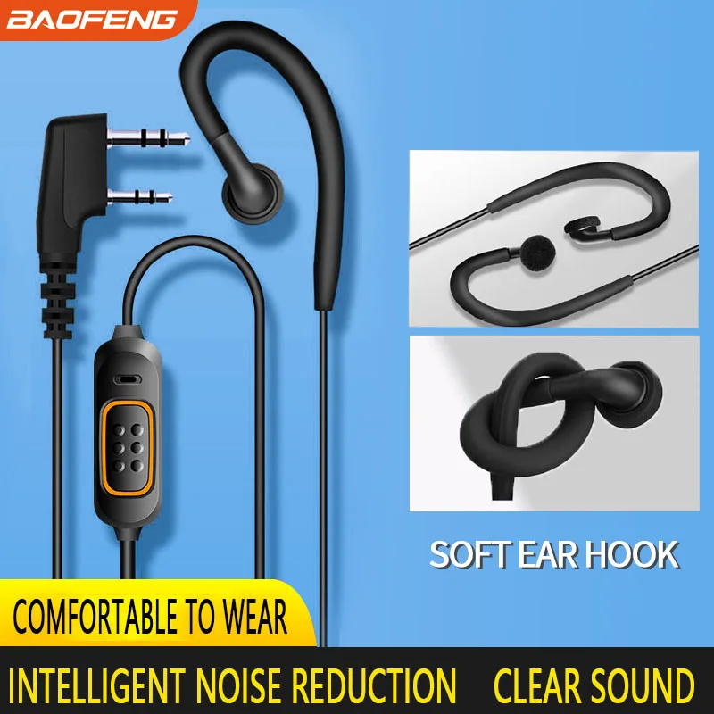 New Baofeng 780 Headset For BaoFeng UV-5R UV-13 PRO UV-S9 Plus AR-518 Mic earphone Walkie Talkie CB Two Way Radio Accessories