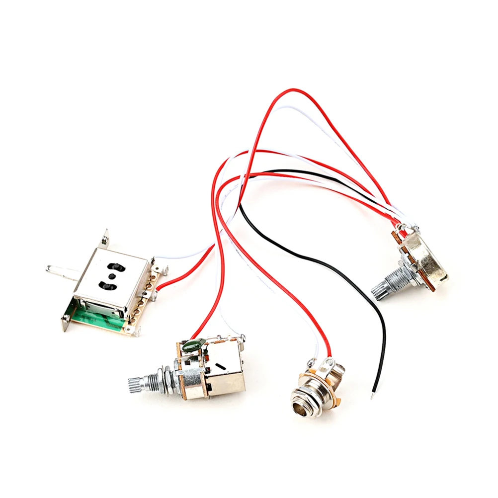 

Guitar Potentiometer Harness Metal Plastic Durable Wiring Electric Guitars Parts Accessories Lightweight Easy Install