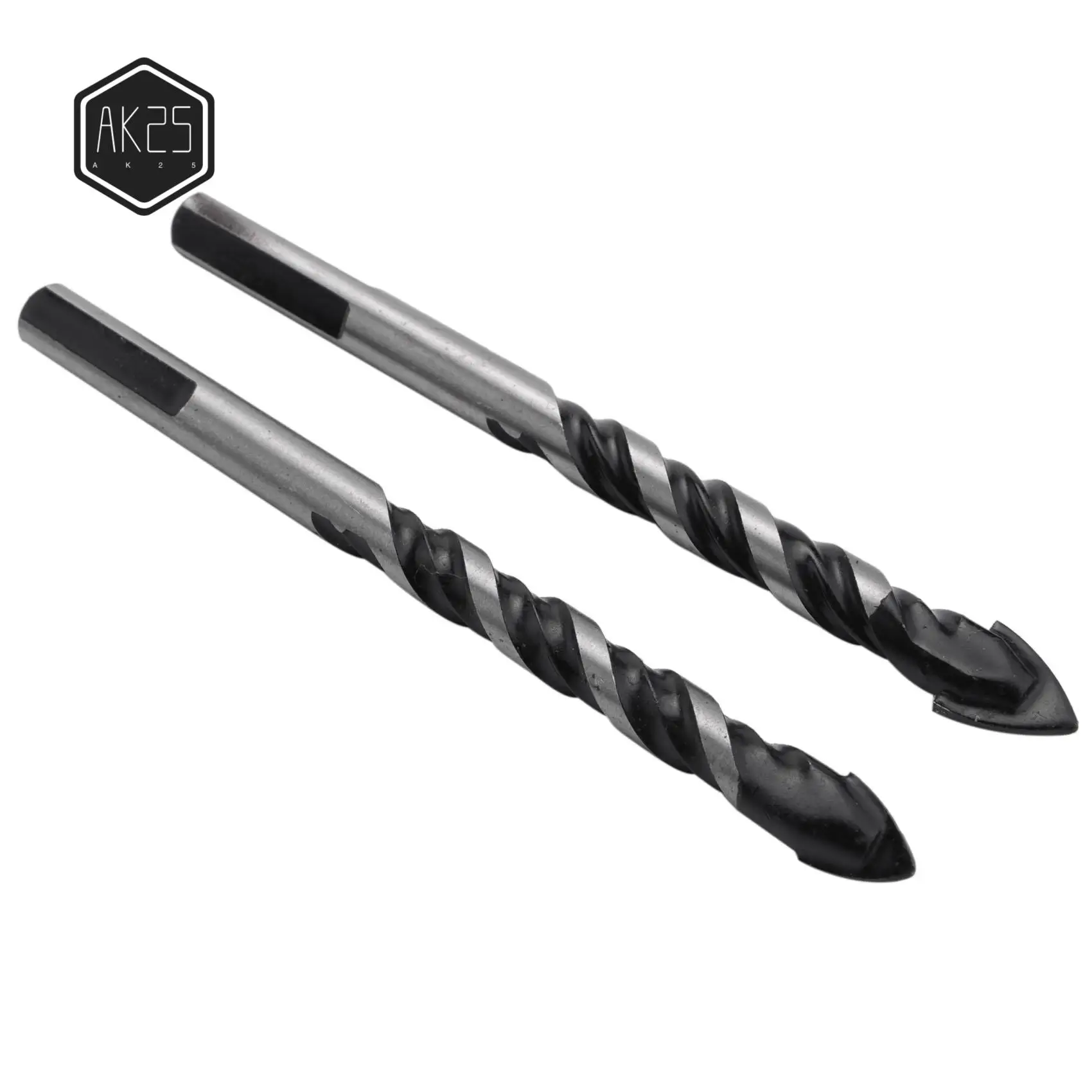 

AK25-7Pcs Tungsten Carbide Tipped Masonry Drill Bit Set For Porcelain Tile Concrete Brick (3, 4, 5, 6, 8, 10, 12Mm)