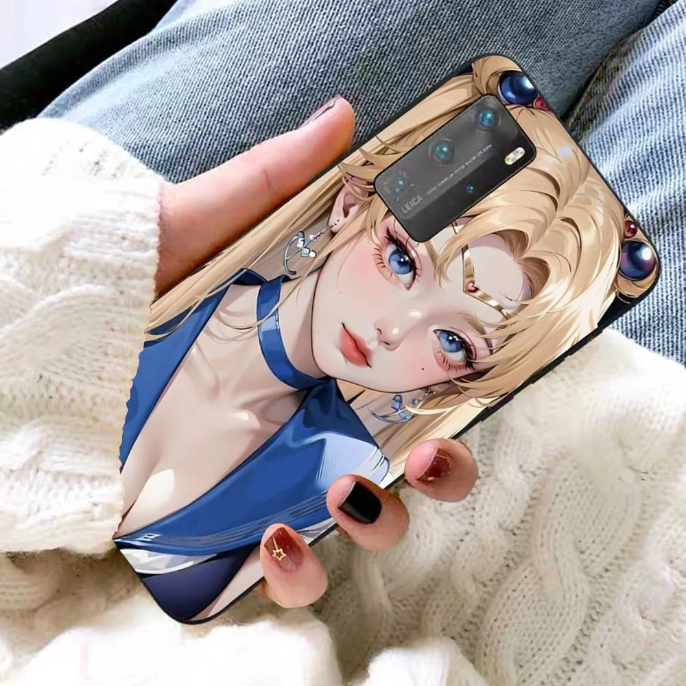 Anime girl S-sailors-Moon Phone Case For Huawei P 8 9 10 20 30 40 50 Pro Lite Psmart Honor 10 lite 70 Mate 20lite