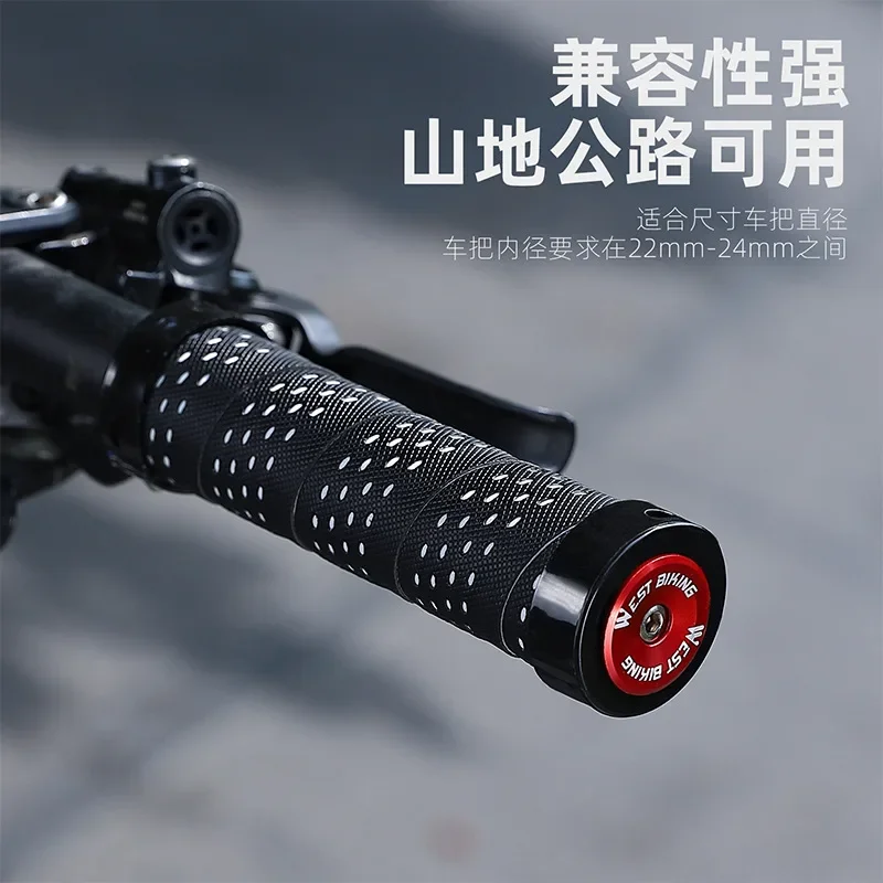 

2025 Mountain bike expansion lock plug, colored aluminum alloy road bike bicycle handle plug accessories