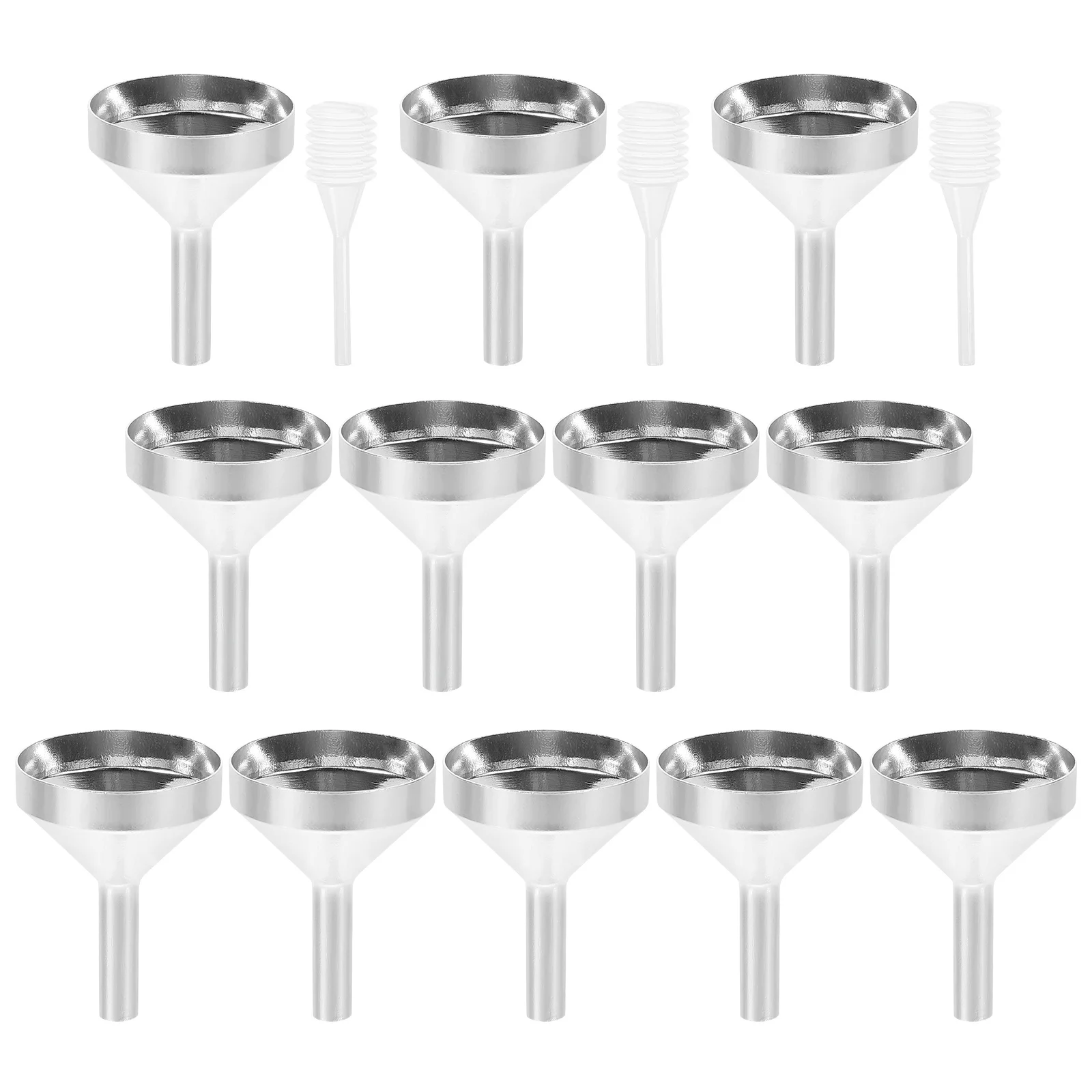 1Set Essential Oil Dispensing Tool Compact Funnel Dropper Set for Perfume Lotion Baby Care Liquid Refilling Supplies Metal Small