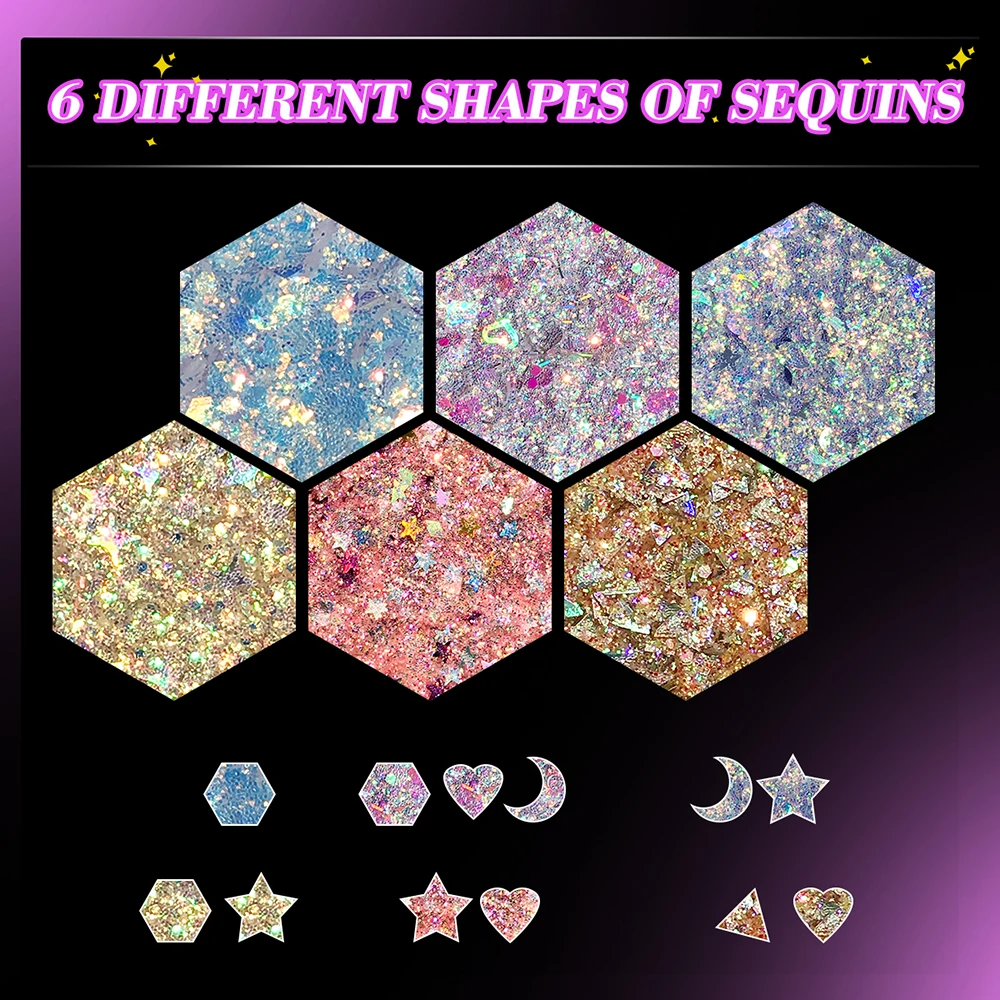 Face Gel Glitter Eyeshadow Custom Logo Pigment Long Lasting Waterproof Glue-free Stage Makeup Private Label Bulk Cruelty Free