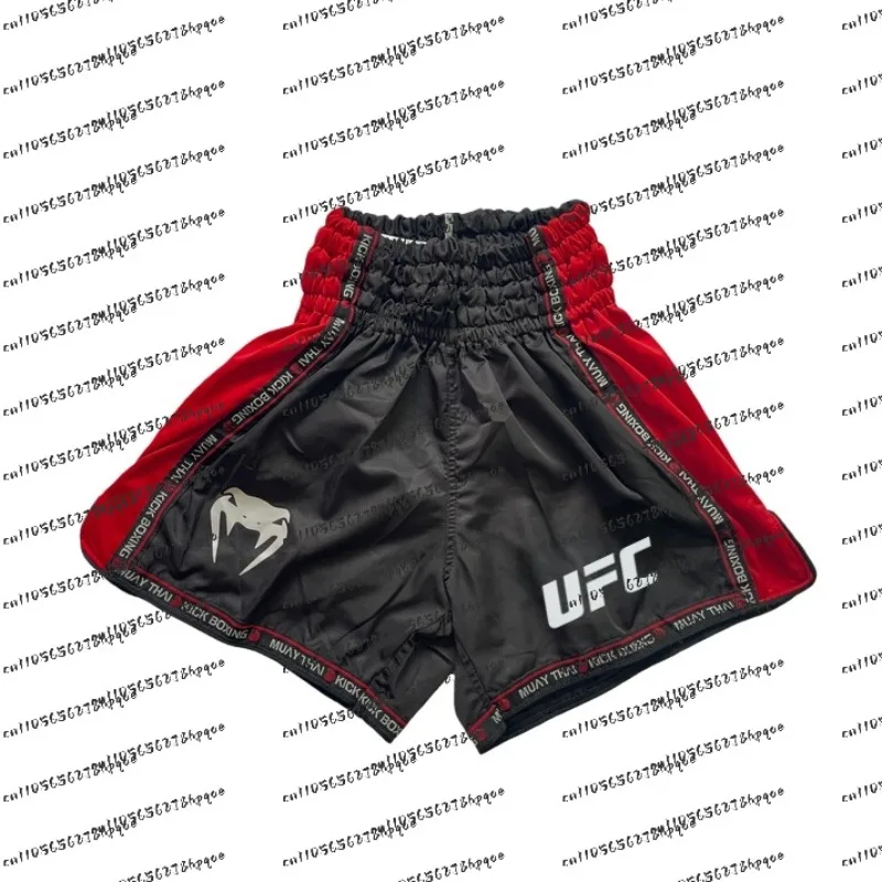 

Latest UFC Boxing Fitness Shorts MMA Outdoor MMA Kickboxing Training Pants, Elastic Waist Combat Sports Fight Competition Gear