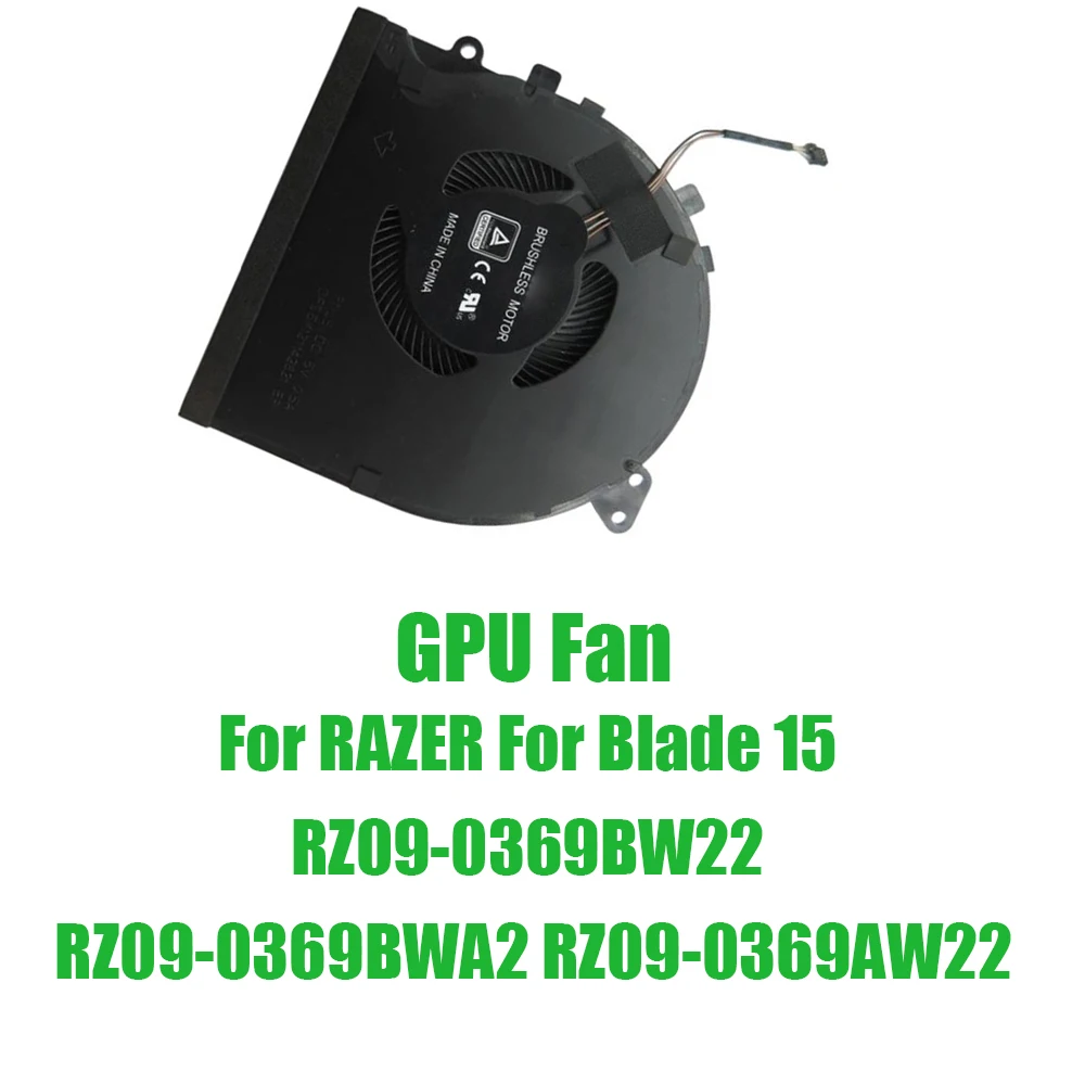 For RAZER For Blade 15 RZ09-0369BW22 RZ09-0369BWA2 RZ09-0369AW22 DC5V 0.5A Laptop GPU Fan