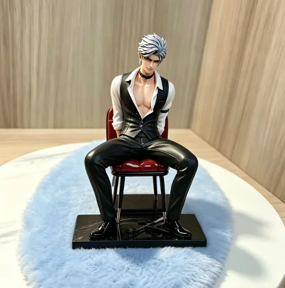 35CM Love and Deepspace Sylus Qin Che Figure Trendy Model Desktop Decoration