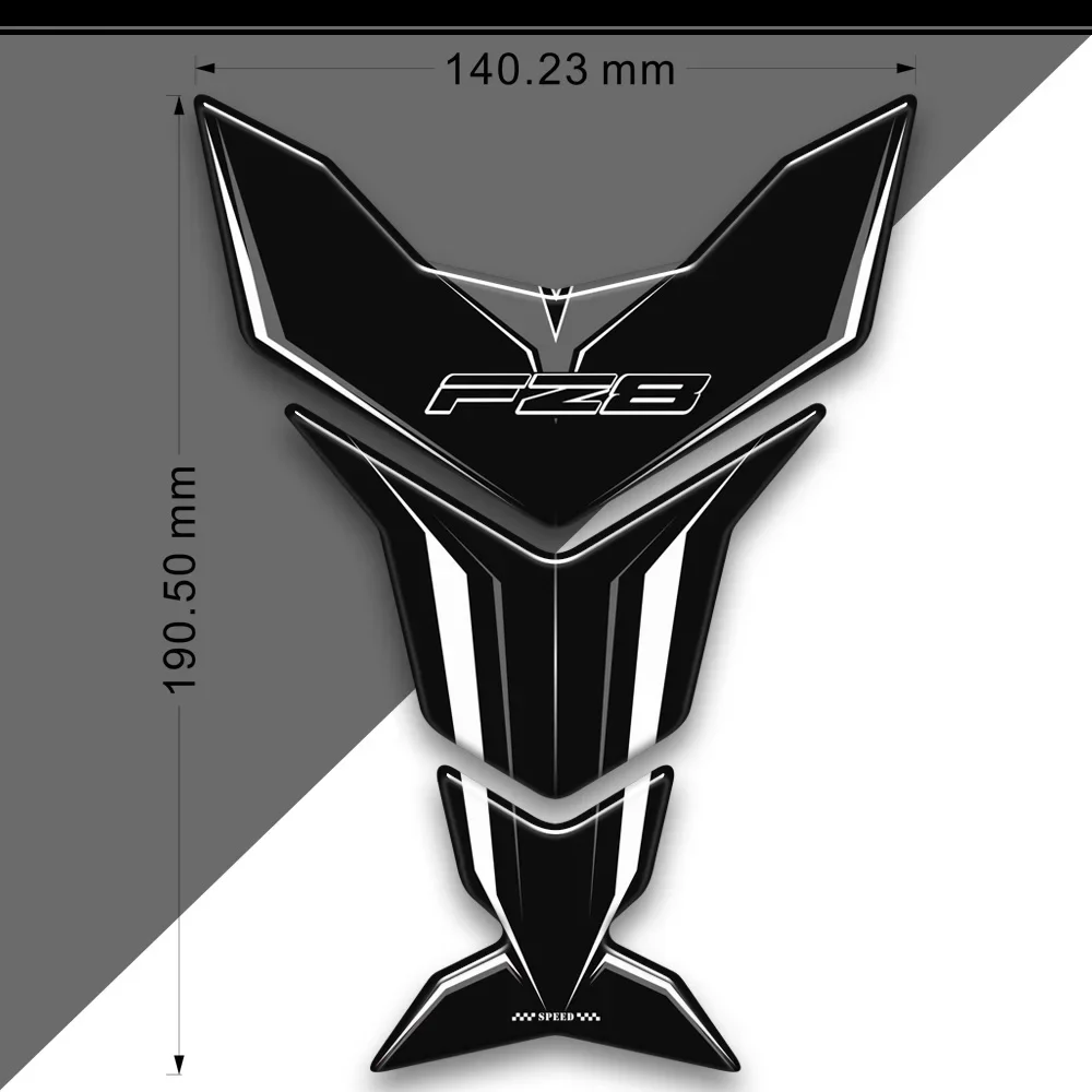 

Motorcycle For Yamaha FZ8 FZ8S FZ 8 Tank Pad Gas Fuel Oil Kit Knee Fairing Fender Protector 3D Stickers Decals