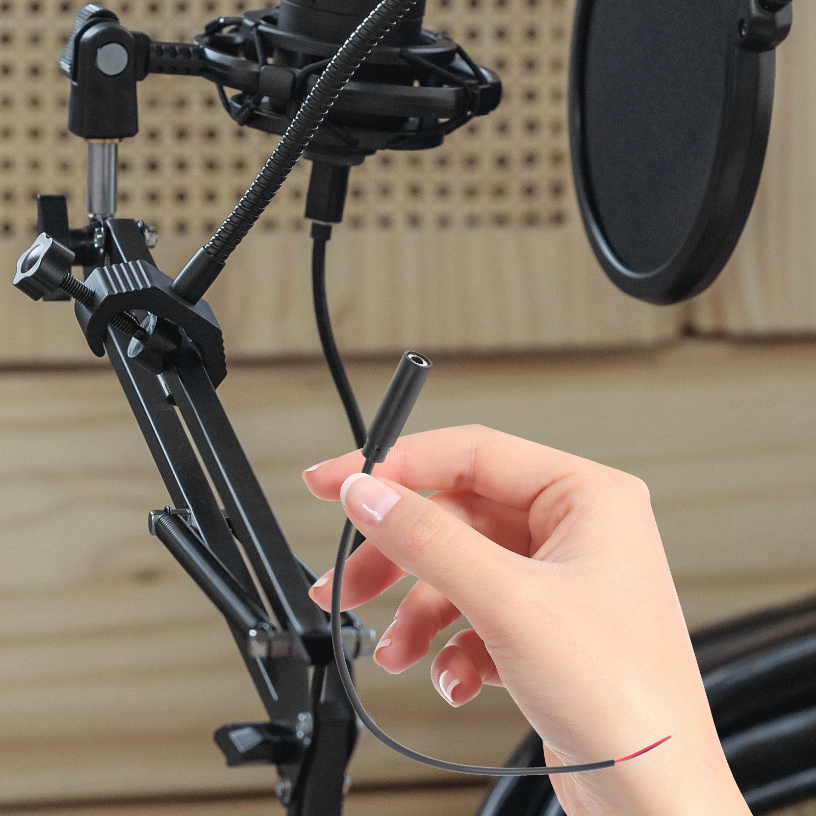 

10pcs 3.5Mm Female Plug Audio Cable Mono Jack Bare Wire Replacement Stereo Headphone Connector Cord Extension For Earphone