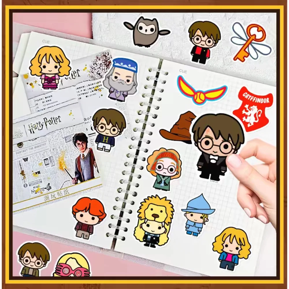 Genuine Harry Potter Series Sticker Hogwarts Film & Tv Merchandise Character Stickers For Phones Water Mug Planners Decor Decals view 6