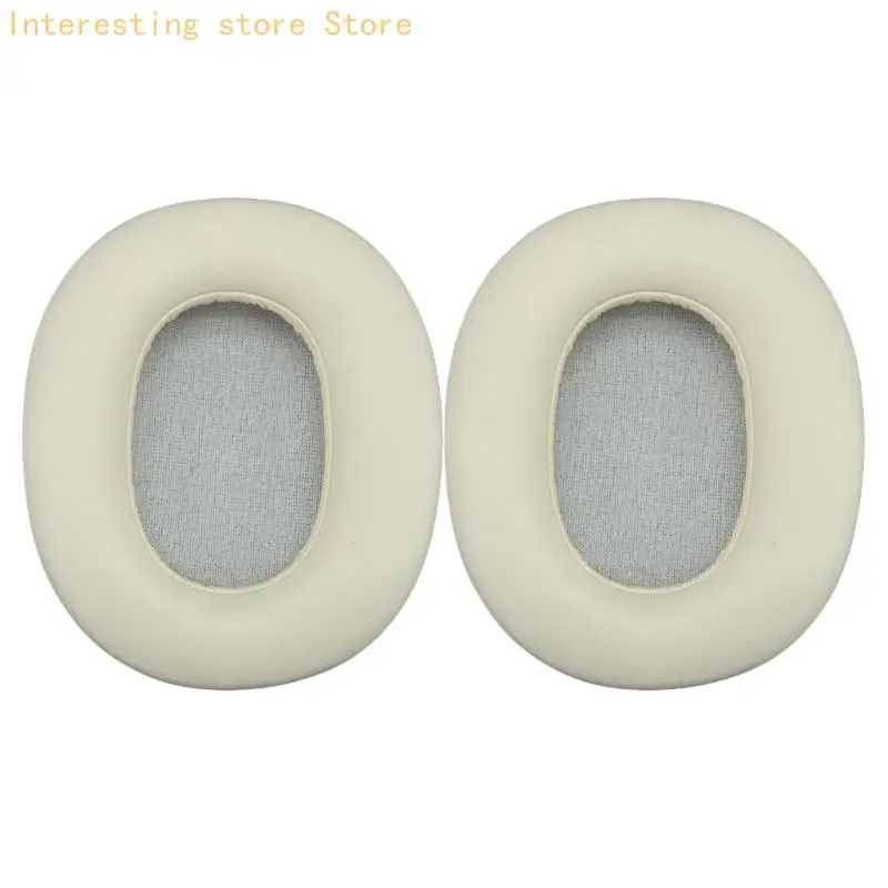 Ersatzpaar für Arbeits- und Lernkissen, Over-Ear-Kontakthülle mit Proteinleder-Finish für SPACE Everyday Desk Wear 55KC – Detail 4